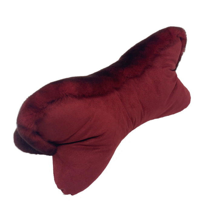 neck cushion Bordeaux verso Caresse Orylag 2