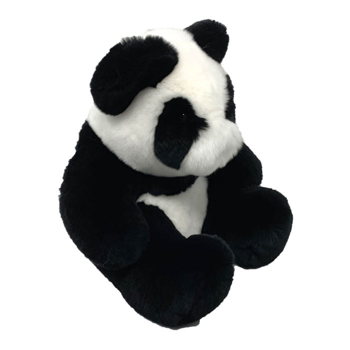 Soft Toy Panda noir blanc profil Caresse Orylag 2