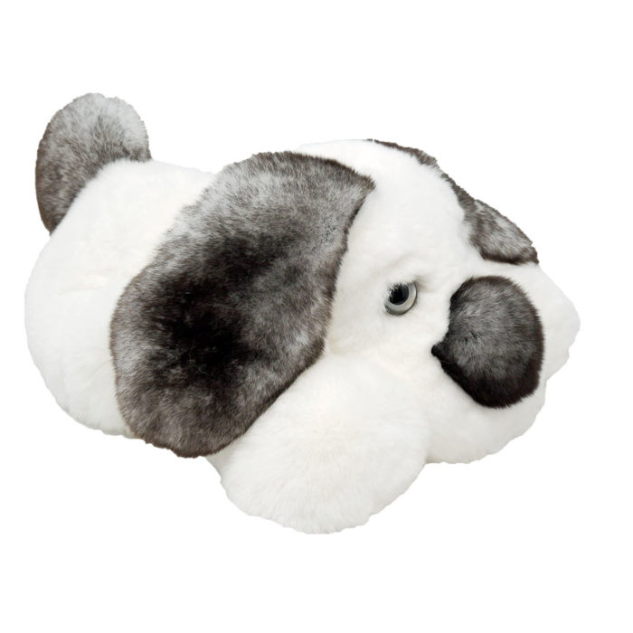 Soft Toy Buddy Sleeping Dog White Grey S Caresse Orylag 2