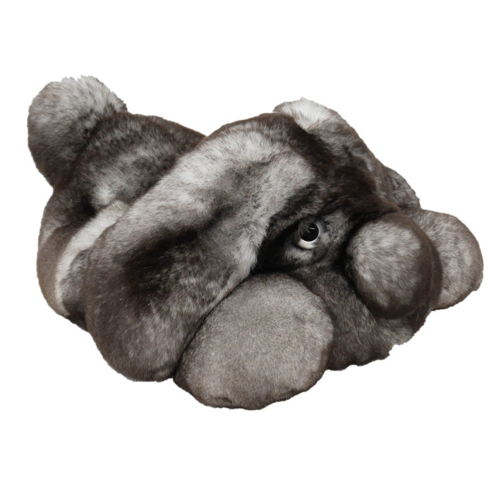 Soft Toy Buddy Sleeping Dog Grey S Caresse Orylag 2