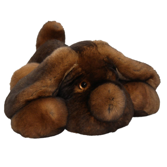 Soft Toy Buddy Sleeping Dog brown M Caresse Orylag 2