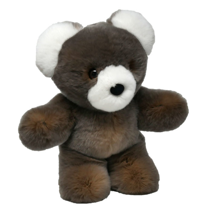 Peluche ours cendré S Caresse Orylag 2