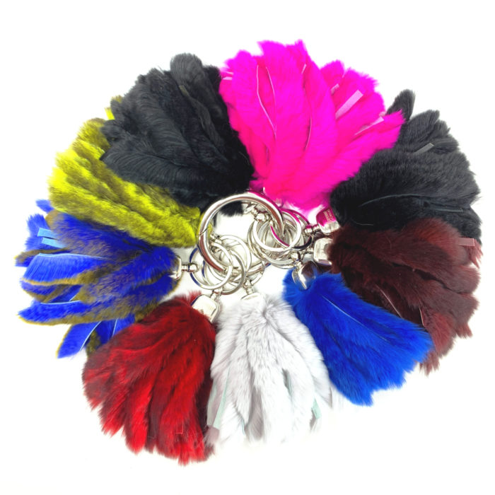 Porte-clés lanières couleurs
