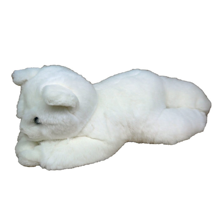 White Cat Soft toy M Side- Stuffed animal - Sacha
