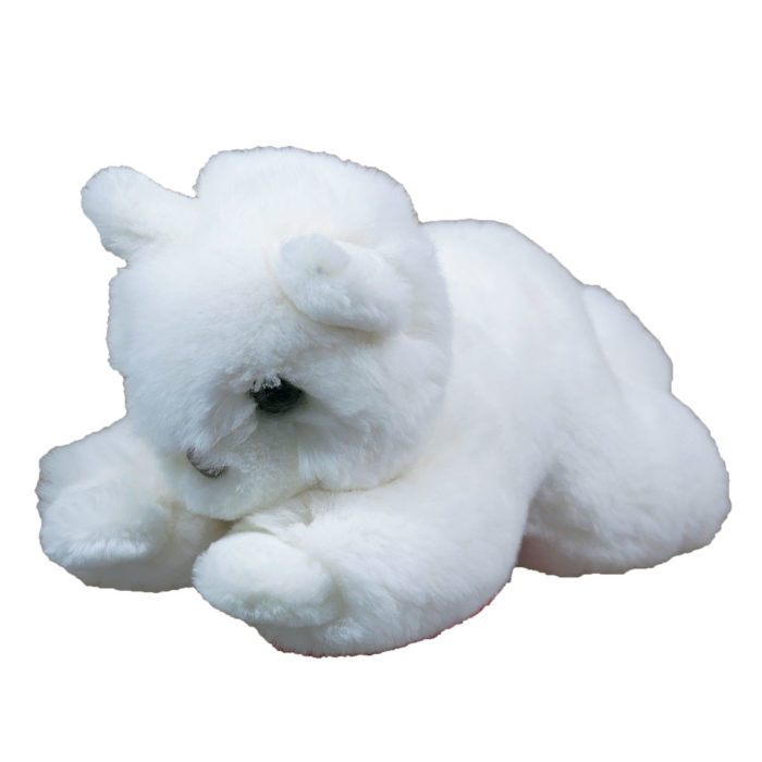 White Cat Soft toy  - Stuffed animal - Sacha