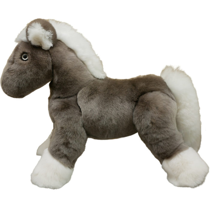 Soft toy Horse Grey