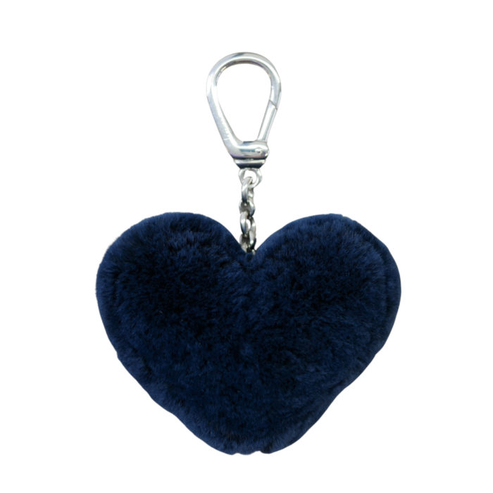 Keyholder Heart Navy Shaved