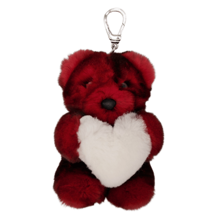 Teddy Bear Keyholder Heart