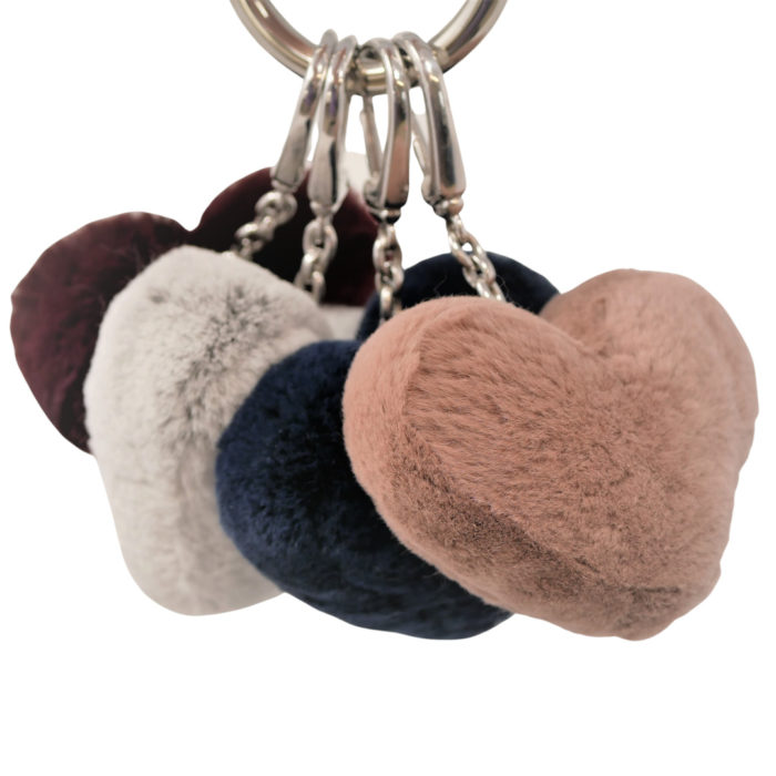 Keyholder Heart Silver shaved