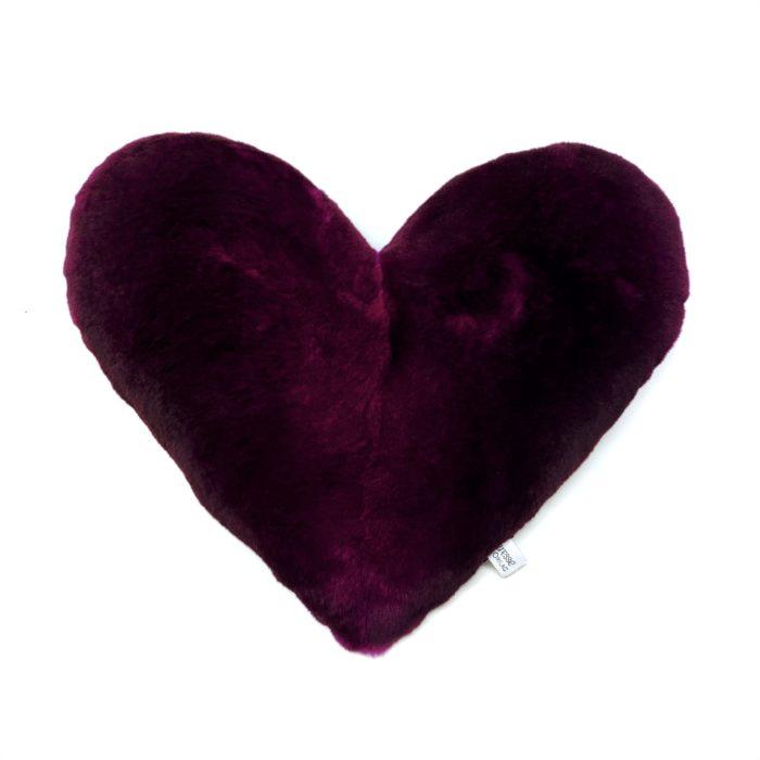 Heart Cushion Fucshia