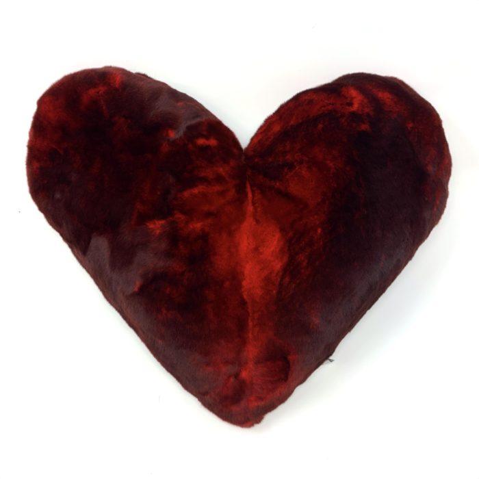 Heart Cushion Red