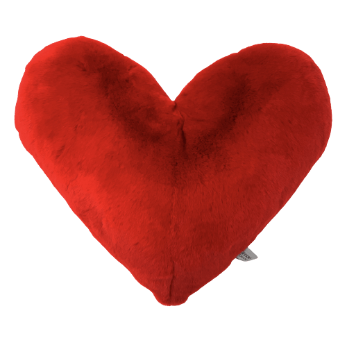 Coussin Coeur Rouge Cerise Orylag