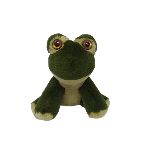 Soft Toy water lily green Frog