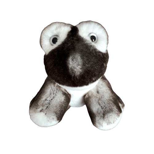 Grey Frog stuffed animal